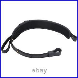 Cow Leather Rifle Gun Sling. 30/30.308.22LR. 44MA 12GA. 270 Shotgun Slot Strap