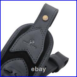 Cow Leather Rifle Gun Sling. 30/30.308.22LR. 44MA 12GA. 270 Shotgun Slot Strap