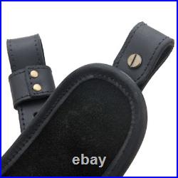 Cow Leather Rifle Gun Sling. 30/30.308.22LR. 44MA 12GA. 270 Shotgun Slot Strap