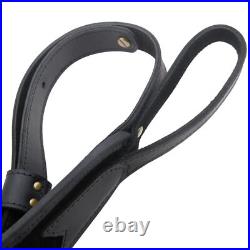 Cow Leather Rifle Gun Sling. 30/30.308.22LR. 44MA 12GA. 270 Shotgun Slot Strap