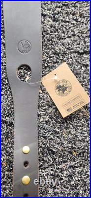 Henry Rifle Sling, Genuine Leather, Made In USA, Screw Clasp Latches