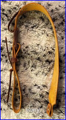 100% Full grain leather handcrafted gun sling