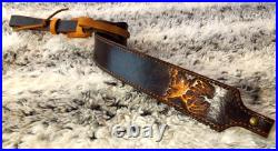 100% Full grain leather handcrafted gun sling 100% Full grain leather handcrafted gun sling