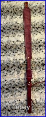 100% Full grain leather handcrafted gun sling