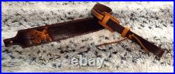 100% Full grain leather handcrafted gun sling 100% Full grain leather handcrafted gun sling