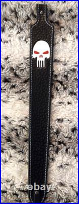 100% Full grain leather handcrafted gun sling