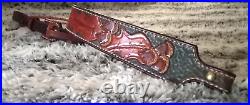 100% Full grain leather handcrafted gun sling