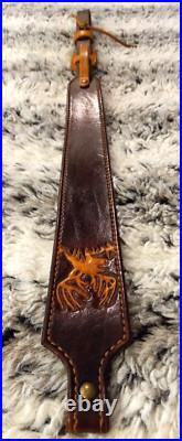 100% Full grain leather handcrafted gun sling 100% Full grain leather handcrafted gun sling