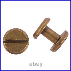10/20/50 Packs Brass Chicago Screws for Gun Sling Strap and Buttstock Cover