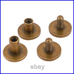 10/20/50 Packs Brass Chicago Screws for Gun Sling Strap and Buttstock Cover
