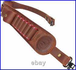 12 Gauge Shotgun Shell Holder Bandolier Gun Sling with Swivels Adjustable Sho