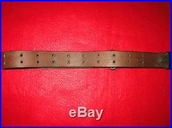 1903 Springfield LEATHER RIFLE SLING marked'G&K/1918 H. C. H