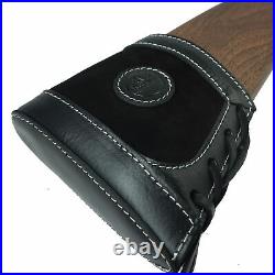 1 Set Suede Leather Gun Recoil Pad Buttstock & Matched Rifle Sling USA Delivery
