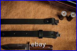 1 Wide Leather Rifle Sling for Shotguns and Rifles The Hunter
