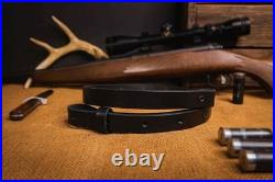 1 Wide Leather Rifle Sling for Shotguns and Rifles The Hunter