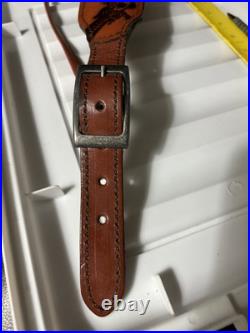 1 leather Rifle sling with 3 pheasants Hunting Dog Corn Field Lightly Used