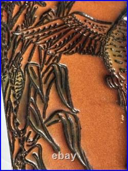 1 leather Rifle sling with 3 pheasants Hunting Dog Corn Field Lightly Used