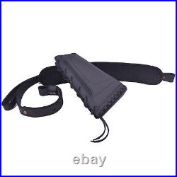 1 set Leather Gun Buttstock with Sling Strap for. 30/30.308.22.45/70 410GA