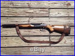 2 Leather Gun Sling Winchester Henry Browning Moss Remington NO DRILL