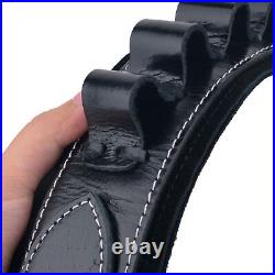 2 Points Rifle Sling Leather Gun Strap Adjustable Belt For. 308.357 12GA. 22lr