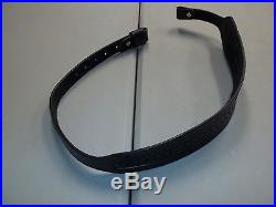 36 Black Rifle Sling, Basket Weave Pattern, Made By Bluehorn Custom Leather