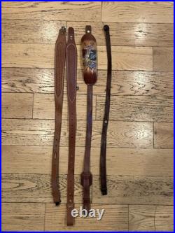 4-Leather Rifle Slings Kolpin, Uncle Mikes, Hunter Trophy Custom & 1 Unknown
