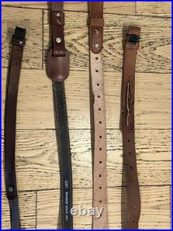 4-Leather Rifle Slings Kolpin, Uncle Mikes, Hunter Trophy Custom & 1 Unknown