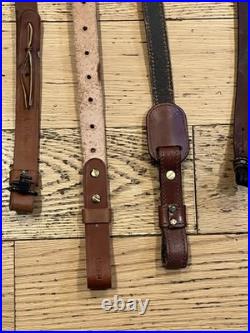 4-Leather Rifle Slings Kolpin, Uncle Mikes, Hunter Trophy Custom & 1 Unknown