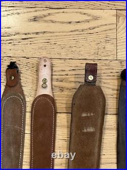 4-Leather Rifle Slings Kolpin, Uncle Mikes, Hunter Trophy Custom & 1 Unknown