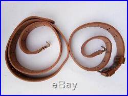 5x (pack Of Five)wwii Us M1 Garand Rifle M1907 Leather Carry Sling Copper