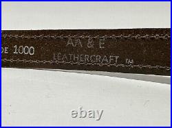 AA&E 1000 Leathercraft Tooled Deer Rifle Sling Remington 760 Gold Sling Swivels