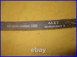 AA & E Leathercraft Cobra Style Rifle Sling No 1000 with Whitetail Deer Padded