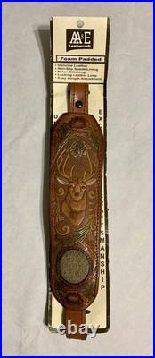 AA&E Leathercraft Rifle Sling New Old Stock! Foam Padded. Original Package AA&E Leathercraft Rifle Sling New Old Stock! Foam Padded. Original Package