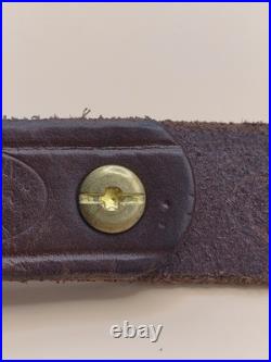 ANDY LANGLOIS MAKER USA CUSTOM LEATHER RIFLE SLING Without Mounts