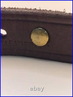 ANDY LANGLOIS MAKER USA CUSTOM LEATHER RIFLE SLING Without Mounts