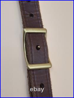 ANDY LANGLOIS MAKER USA CUSTOM LEATHER RIFLE SLING Without Mounts