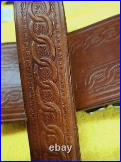 Al Freeland competition leather rifle sling cuff type vintage shooting