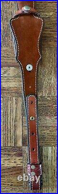 Alfonsos Ultimate Leather Rifle Sling Magnum Cartridge Holster, Rarest $. 01 Bid