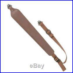 Allen Cobra Padded Tanned Leather Rifle Gun Sling With Swivels 8145
