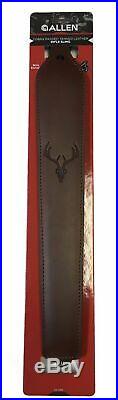 Allen Cobra Padded Tanned Leather Rifle Gun Sling With Swivels 8145