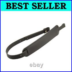 Amish Handmade BF500 Rifle Sling Premium Buffalo Leather, Adjustable 32-42