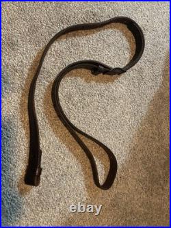 Andy Langlois Brown Leather Rifle Sling