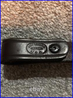 Andy Langlois Brown Leather Rifle Sling