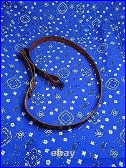 Andy Langlois Maker USA Custom Leather Rifle Sling With Swivels