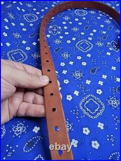 Andy Langlois Maker USA Custom Leather Rifle Sling With Swivels