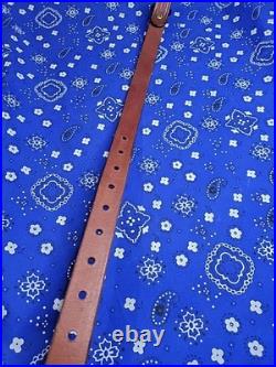 Andy Langlois Maker USA Custom Leather Rifle Sling With Swivels