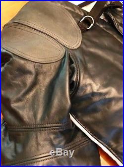 Anschutz Leather Shooting Coat & Mat & Sling. Coat Meets NRA H. Power S. Bore Rifle