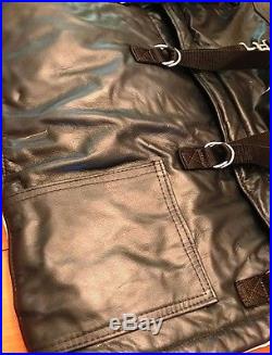 Anschutz Leather Shooting Coat & Mat & Sling. Coat Meets NRA H. Power S. Bore Rifle