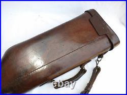 Antique Leather Leg O Mutton Gun Case