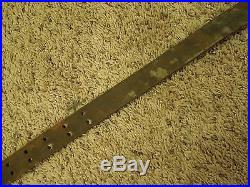 Antique Lot of 2 Leather Rifle Straps Slings Adjustable Military Collectibles
